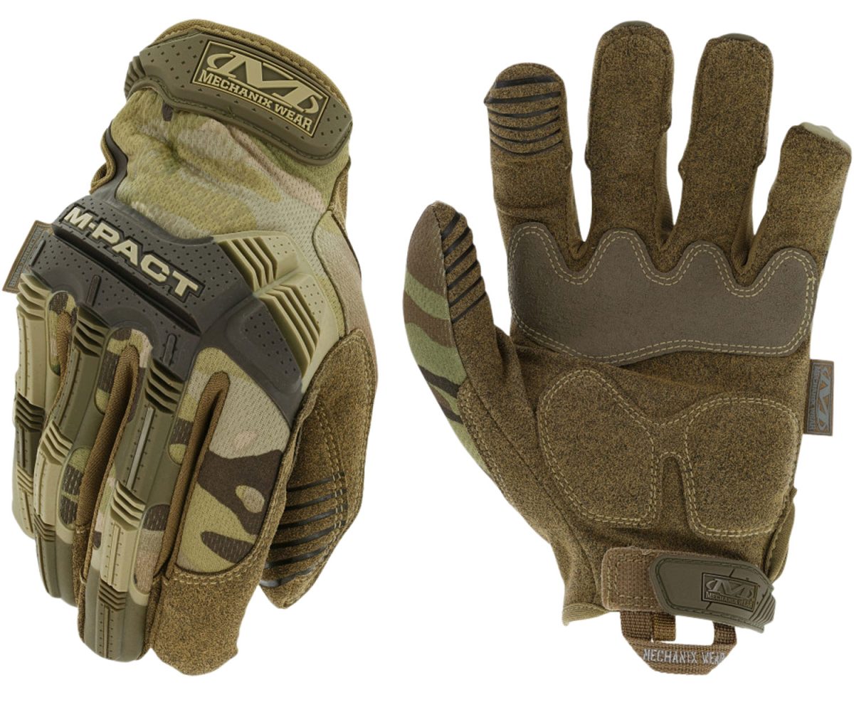 Mechanix Wear Mpt78008 M-Pact  Multi-Cam Synthetic Leather Small Tpr Closure