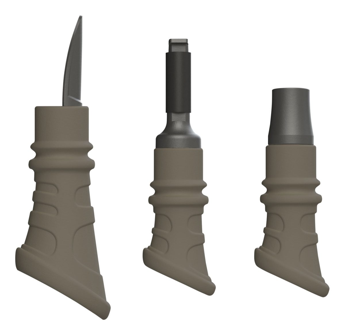 Foxpro Furtpk Furtaker Combo Pack Bite/Closed/Open Call Single Reed Coyote/Prey Sounds Attracts Predators Tan 3 Piece