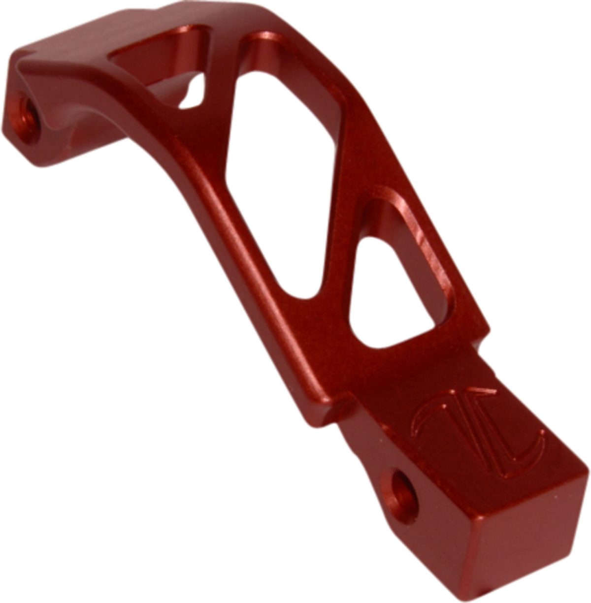 Timber Creek Outdoors Arotgr Ar Oversized Trigger Guard Drop-In Red Anodized Aluminum For Ar-Platform