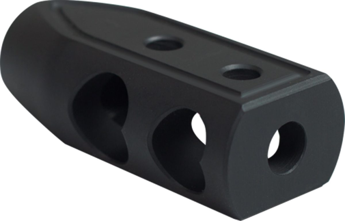 Timber Creek Outdoors 65Hbblc Heart Breaker Muzzle Brake Black Cerakote With 5/8&Quot;-24 Tpi Threads For 6.5 Grendel Ar-Platform