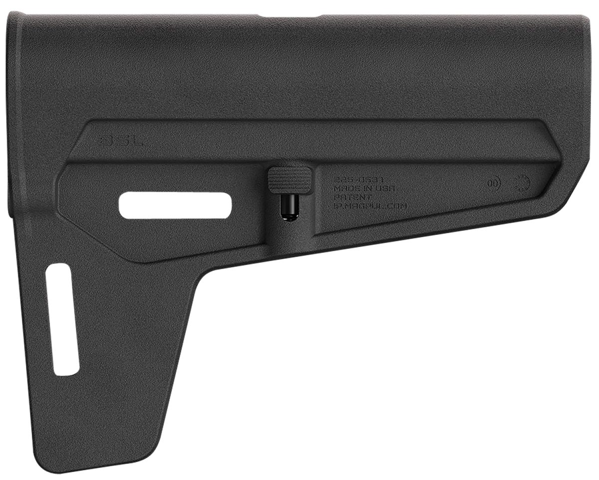 Magpul Mag1143-Blk Bsl Arm Brace  Black Synthetic With M-Lok Compatible Slots &Amp; Ambidextrous Rear Qd Cup For Ar-Pistol Platform With Mil-Spec Tube (Tube Not Included)