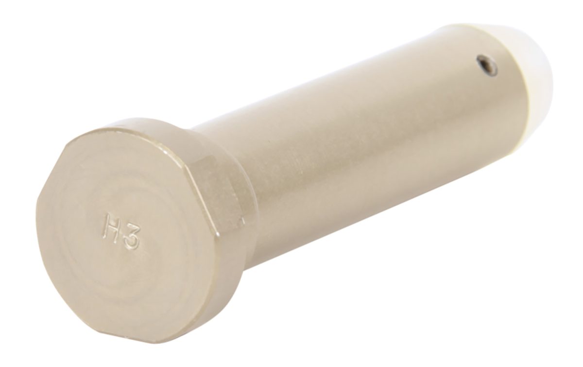 Lbe Unlimited Arbuffh3 H3 Recoil Buffer Carbine Length Ar-15 Silver Aluminum