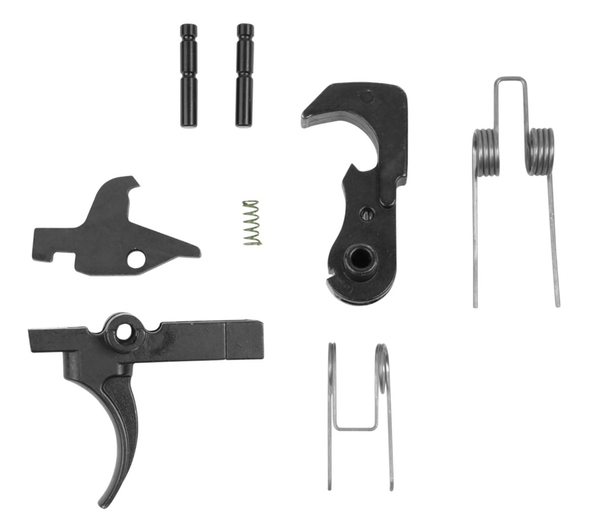 Lbe Unlimited Artrgrp Replacement Trigger Mil-Spec Group, Curved Trigger With Black Finish For Ar-15