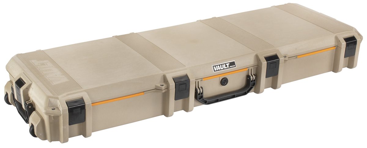 Pelican Vcv800 Vault Double Rifle Case 53&Quot; Tan Polymer Foam Padding