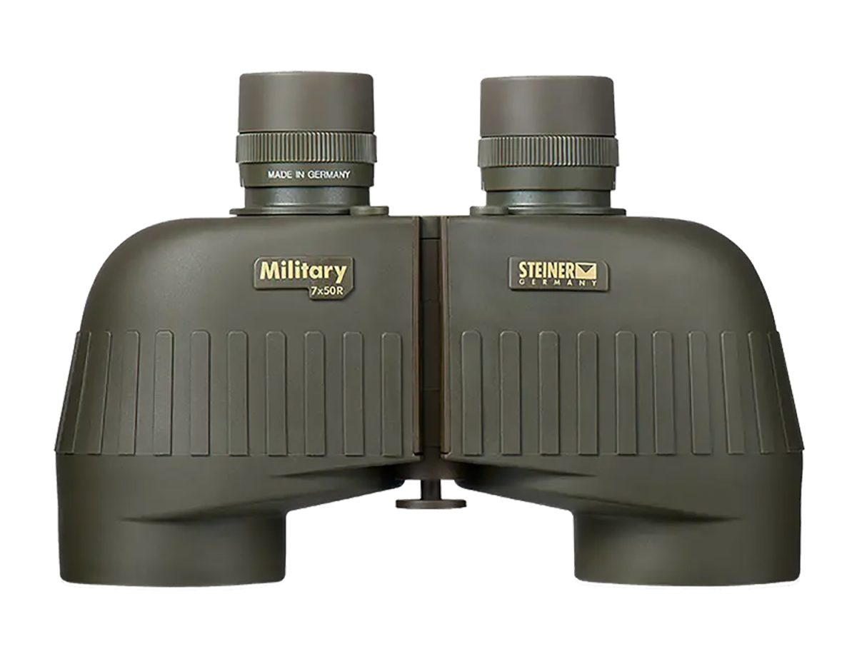Steiner 2650 M750R Tactical 7X50Mm Range Finding Reticle Floating Prism, Green Rubber Armor Makrolon