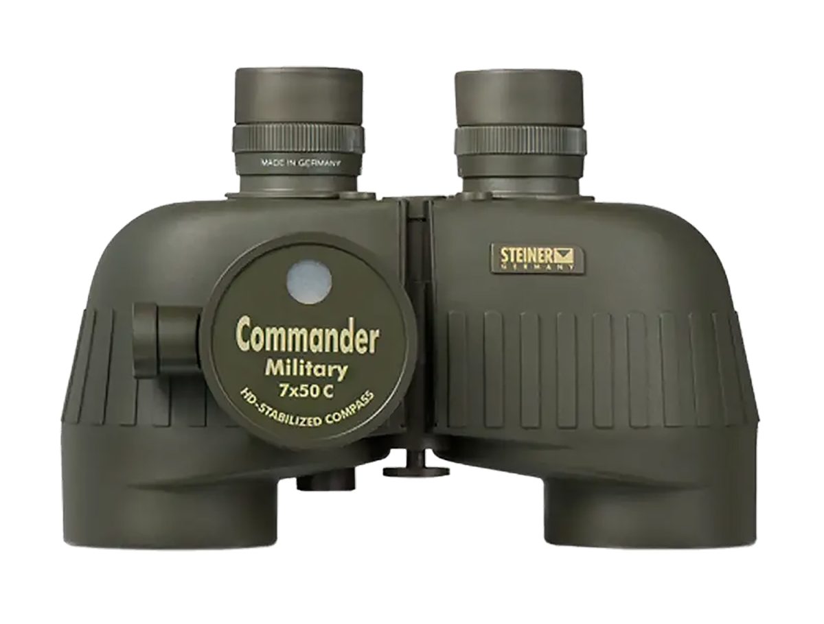 Steiner 2690 M750Rc Reticle &Amp; Compass 7X50Mm Range Finding Reticle Floating Prism, Sports-Auto Focus, Od Green Makrolon W/Rubber Armor Features Compass