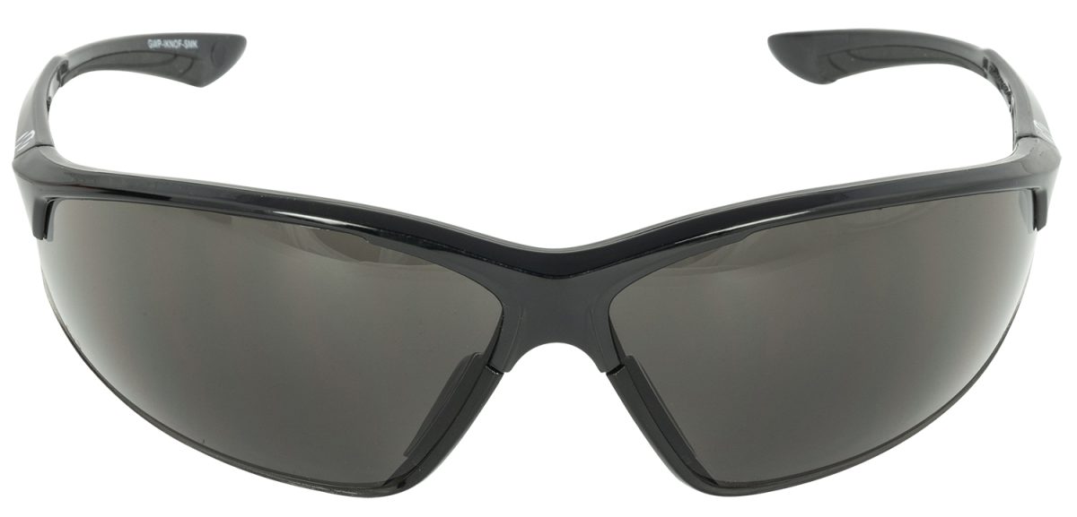 Walker'S Gwpiknof1Smk Ballistic Eyewear Ikon Tanker Adult Smoke Gray Lens Matte Black Frame