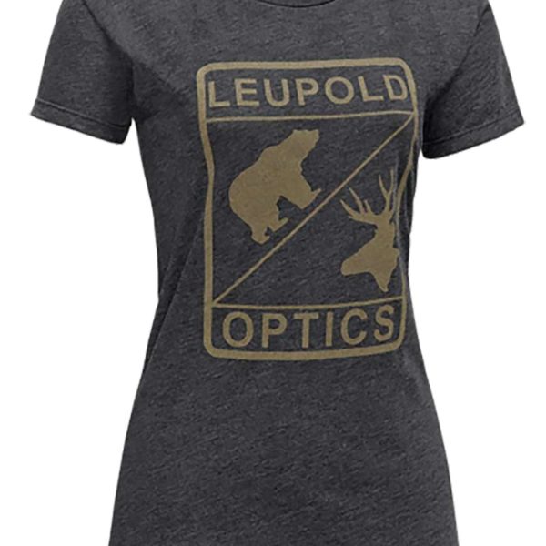 Leupold 170561 Women's L Optics Graphite Cotton/Polyester Short Sleeve XL