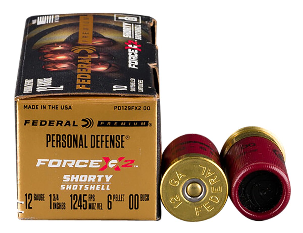 Federal Pd129Fx200 Premium Force X2 12Gauge 1.75&Quot; 6Pellets 00Buckshot 10 Per Box/10 Case