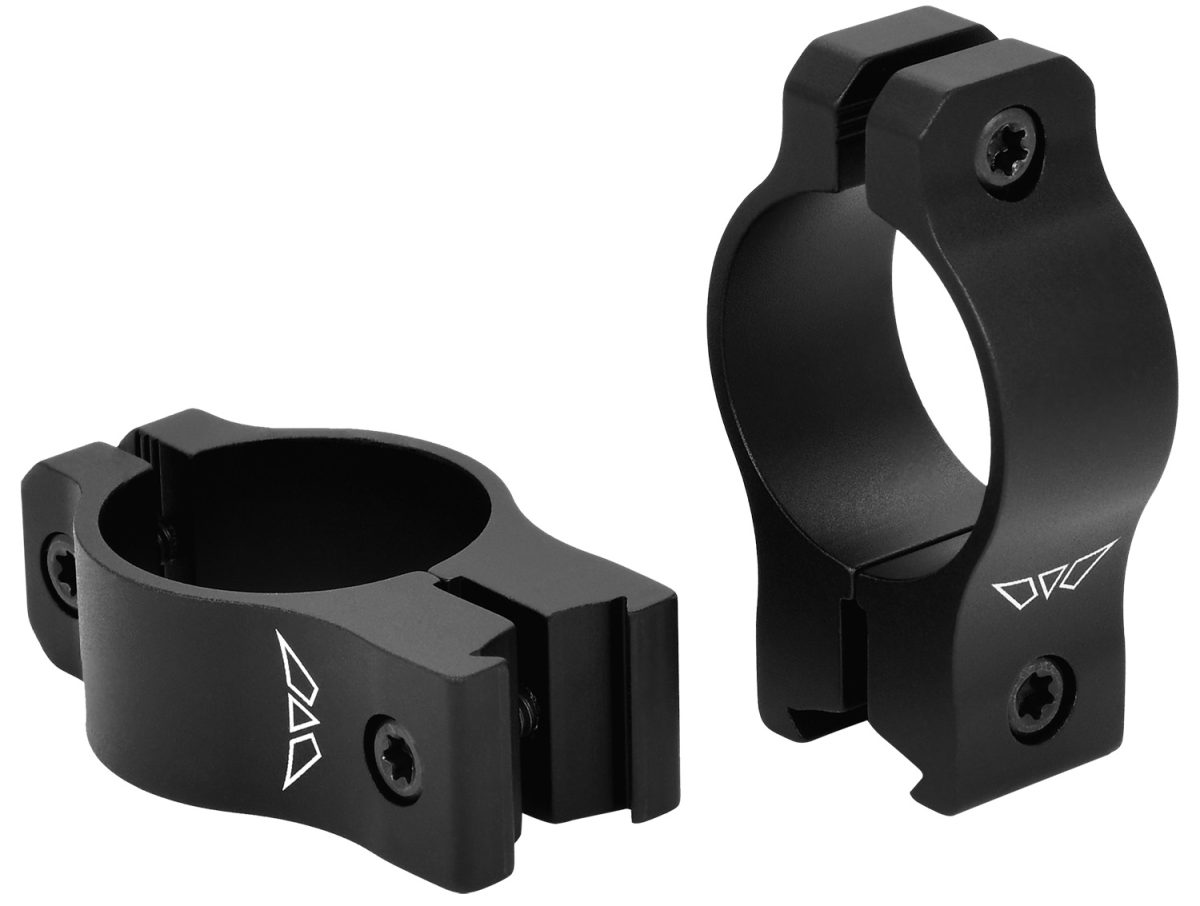 Warne V421M Rimfire Rings Vapor Matte Black Aluminum 1&Quot; Tube Medium Rimfire/Vertical Split 3/8&Quot; Dovetail 0 Moa