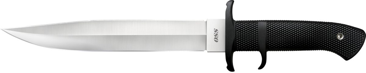 Cold Steel Cs39Lssc Oss  8.25&Quot; Fixed Plain Aus-8A Ss Blade/Black Textured Kray-Ex Handle Includes Sheath