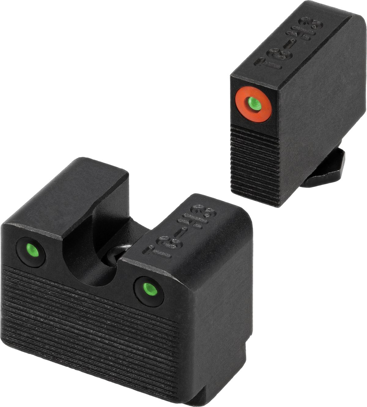 Truglo Tgtg231G3Mc Tritium Pro  Black | Green Tritium Orange Outline Front Sight Green Tritium Rear Sight