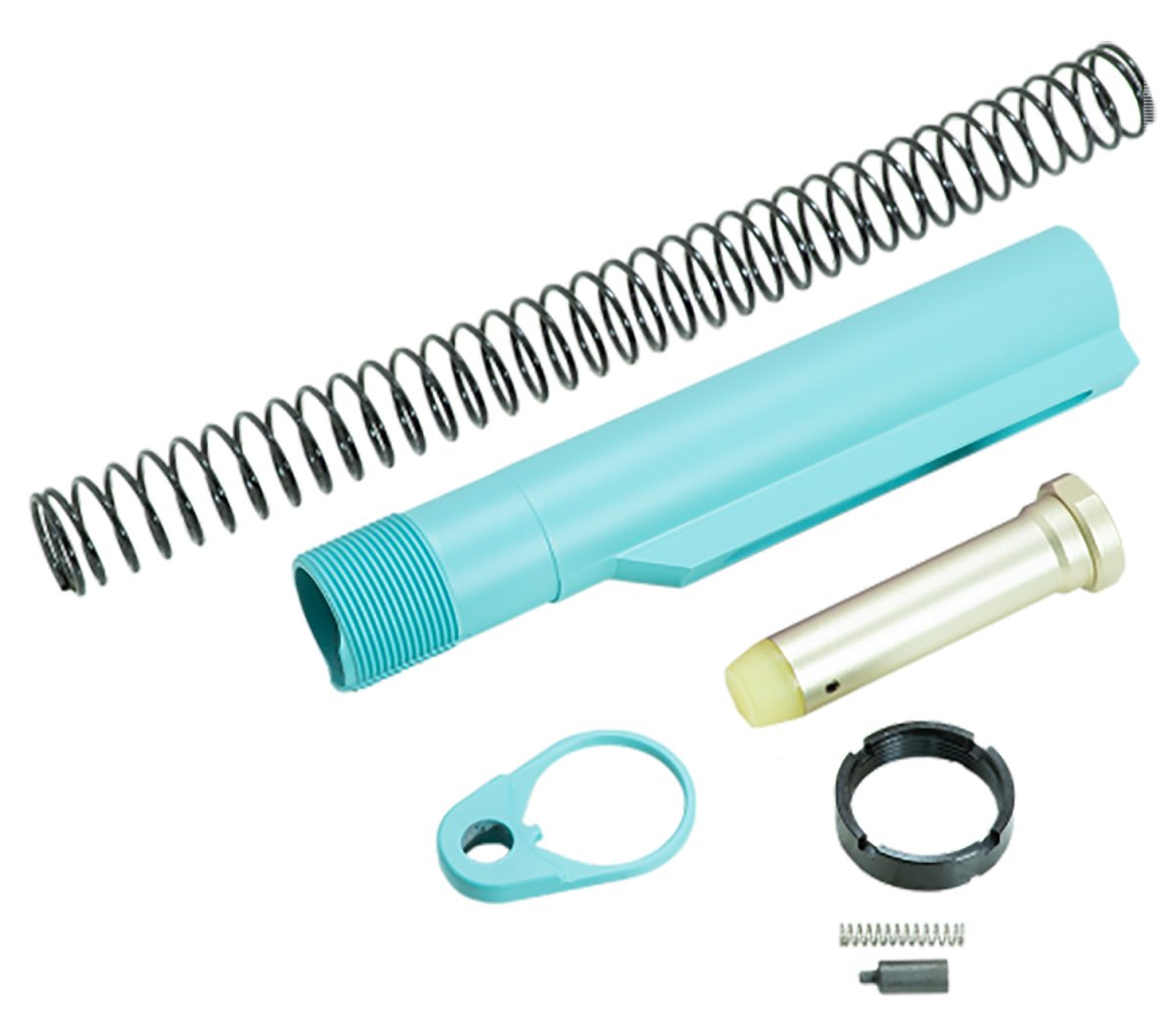 Timber Creek Outdoors Arbtkre Buffer Tube Kit  Robin'S Egg Blue For Ar-15