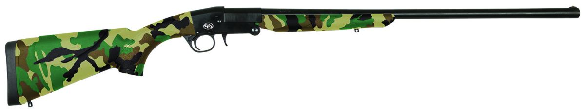 Charles Daly 930335 101  Full Size 20 Gauge Break Open 3&Quot; 1Rd 26&Quot; Blued Steel Barrel &Amp; Receiver, Fixed Woodland Camo Synthetic Stock
