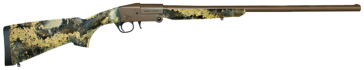 Charles Daly 930338 101  Full Size 20 Gauge Break Open 3&Quot; 1Rd 26&Quot; Flat Dark Earth Cerakote Steel Barrel &Amp; Receiver, Fixed Truetimber Prairie Synthetic Stock