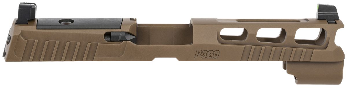 Sig Sauer 8900953 P320  Sig P320 9Mm Luger Pvd Coyote Brown Stainless Steel Optic Ready Slide Xray3 Suppressor Sights Compatible With Romeo1 &Amp; Romeo Pro