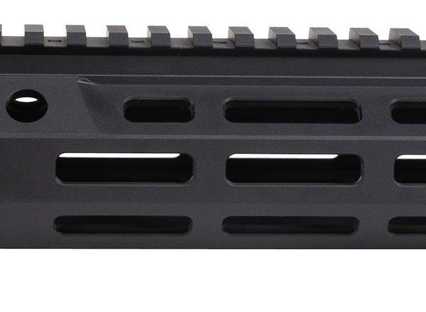 Geissele Automatics 05651B Super Modular Rail MK16 9.50" M-LOK, Black Aluminum for AR Platform, Barrel Nut Included