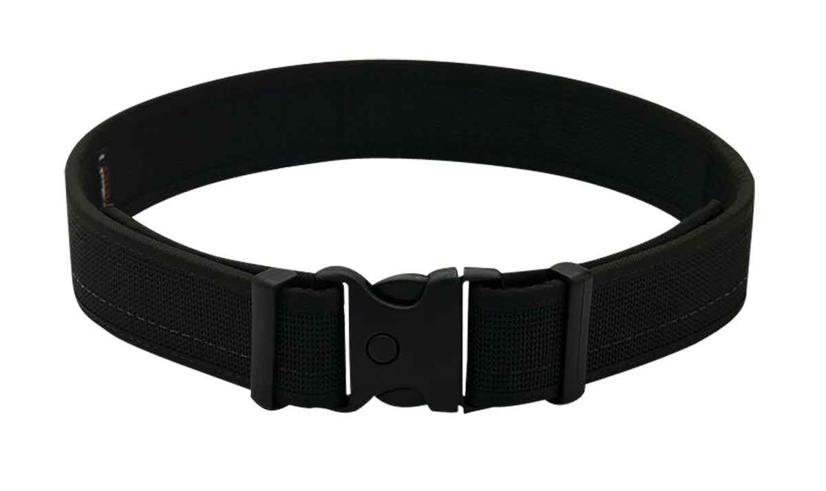 Uncle Mikes-Leather(1791) Bltum40/44Mbl Gun Belt  Matte Black Leather 40/44 1.50&Quot; Wide Buckle Closure