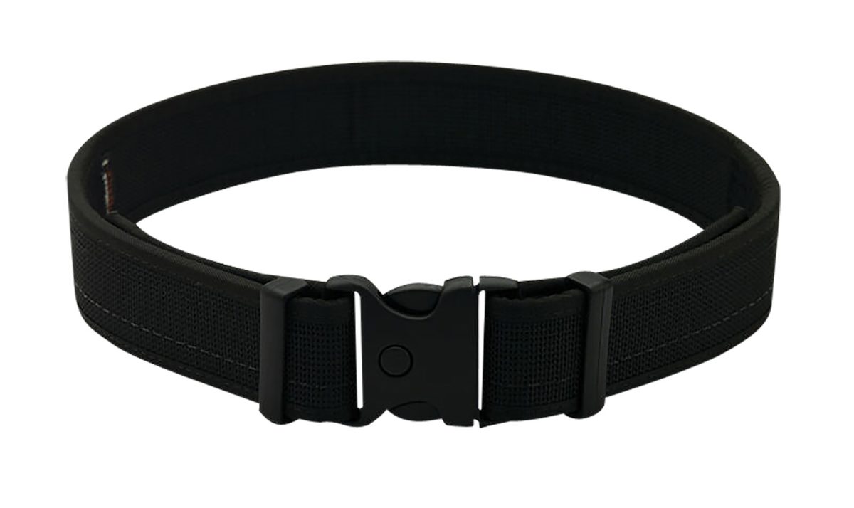 Uncle Mikes-Leather(1791) Bltum46/50Mbl Gun Belt  Matte Black Leather 46/50
