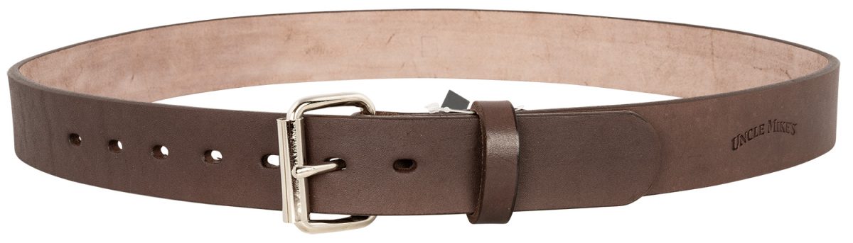 Uncle Mikes-Leather(1791) Bltum38/42Dbr Gun Belt  Dark Brown Leather 38/42