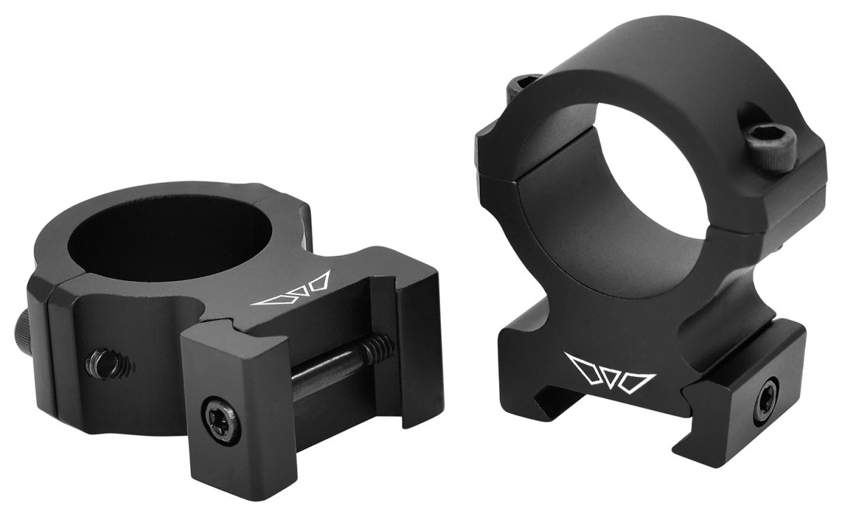 Warne V602M Horizontal Rings Vapor Matte Black 1&Quot; High 0 Moa