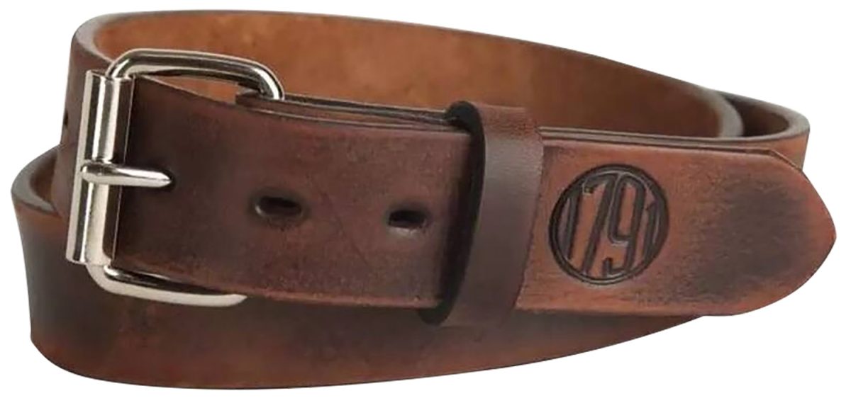 1791 Gunleather Blt014044Vtga 01 Gun Belt Vintage Leather 40/44 1.50&Quot; Wide Buckle Closure