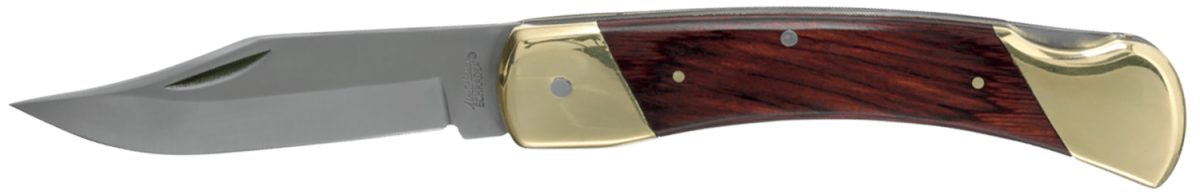 Uncle Henry Lb7Cp Bear Paw  3.70&Quot; Folding Plain Stainless Steel Blade, 5&Quot; Handle