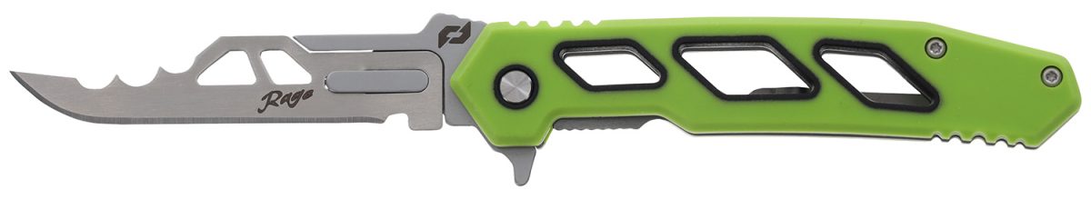 Schrade 1197645 Isolate Enrage 7 2.60&Quot; Folding Scalpel Plain Satin 420A Steel Blade, 4.25&Quot; Green Non-Slip Carbon Fiber Handle, Includes Blade Removal Tool/Case/Sheath/