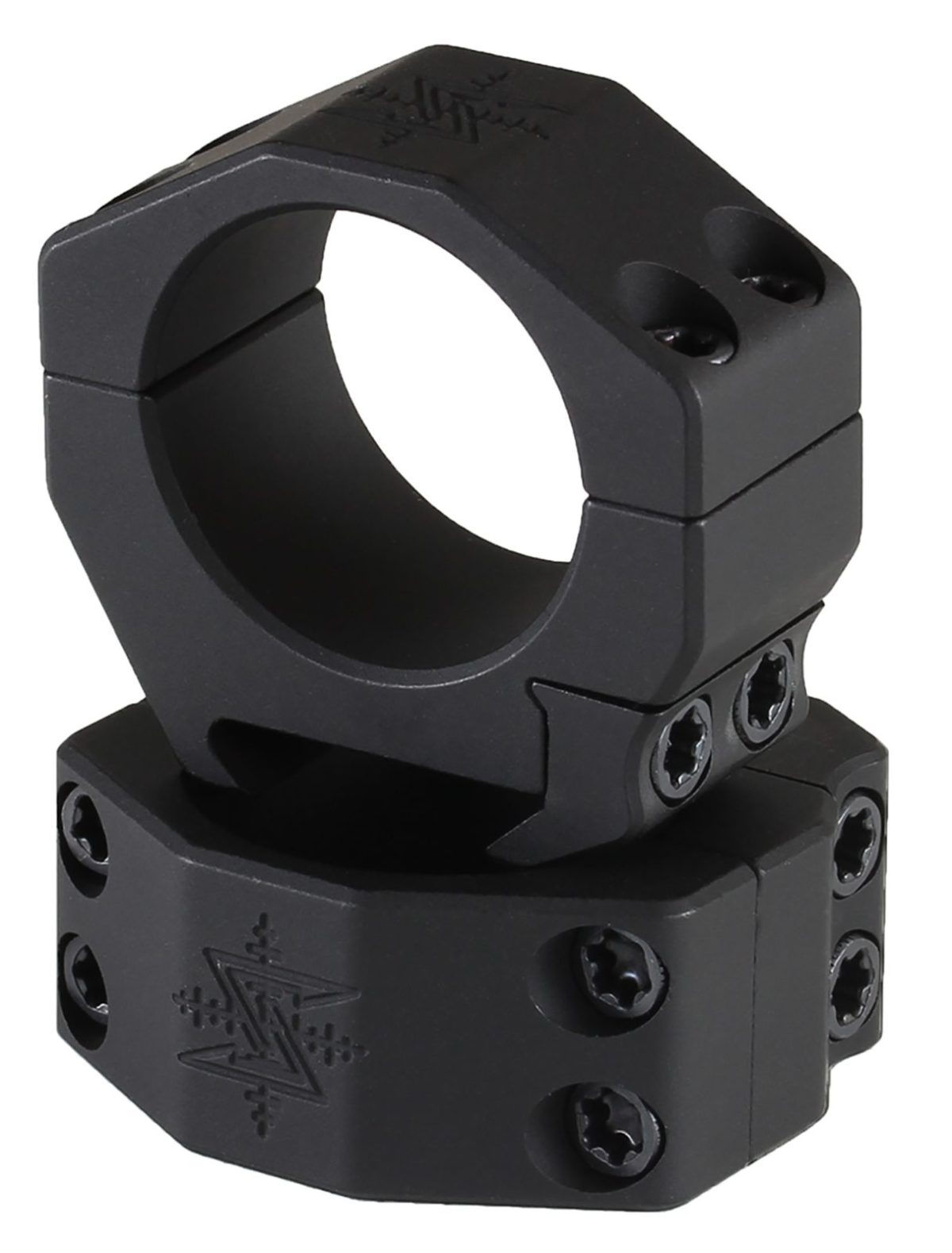 Seekins Precision 0010620016 Scope Rings  Matte Black 30Mm Extra High