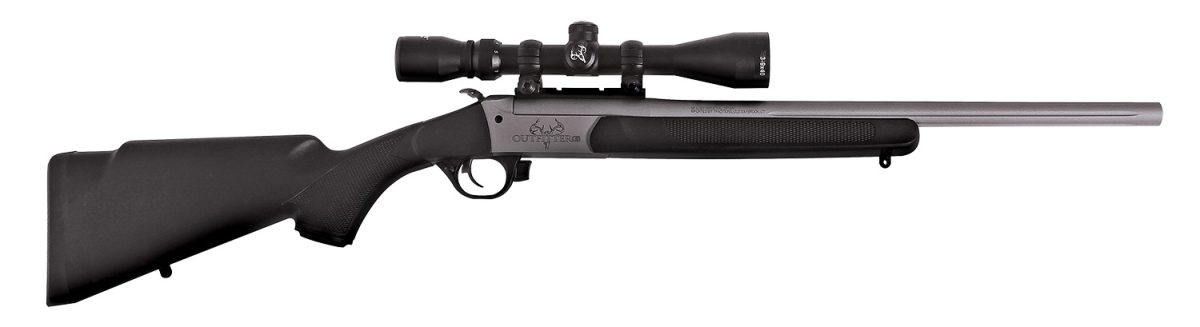 Traditions Cr5-351130R Outfitter G3 35 Rem 1Rd 22&Quot;, Stainless Cerakote Barrel/Rec, Black Synthetic Furniture, 3-9X40Mm Scope