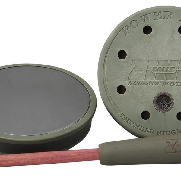 ZINK ZNKZNK303 Thunder Ridge  Friction Call Turkey Sounds Green/Purple Wood/Slate