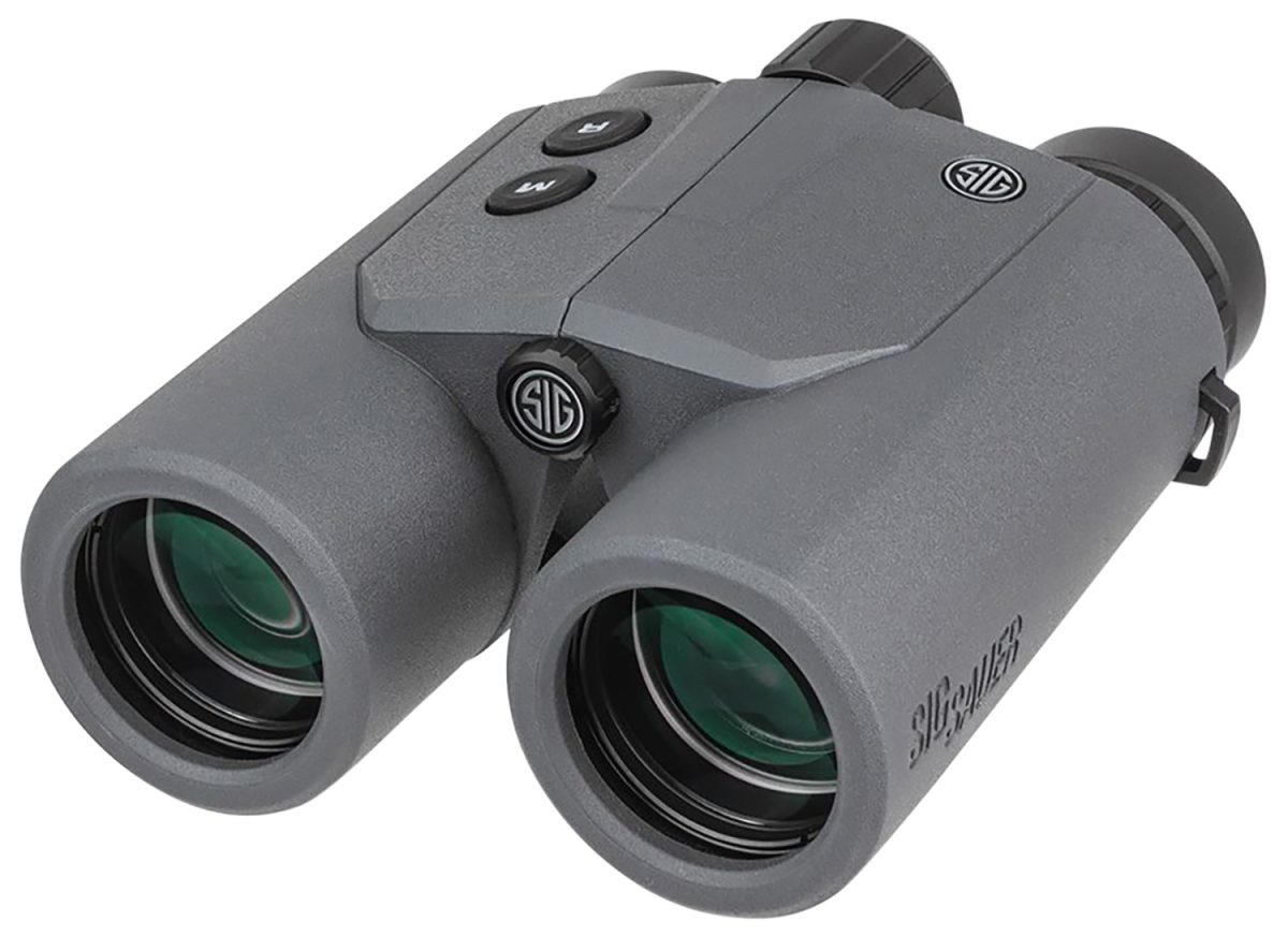 Sig Sauer Electro-Optics Sokcn101 Kilo Canyon Rangefinding Black Rubber Armor 10X 42Mm 1200 Yds Max Distance Led Display