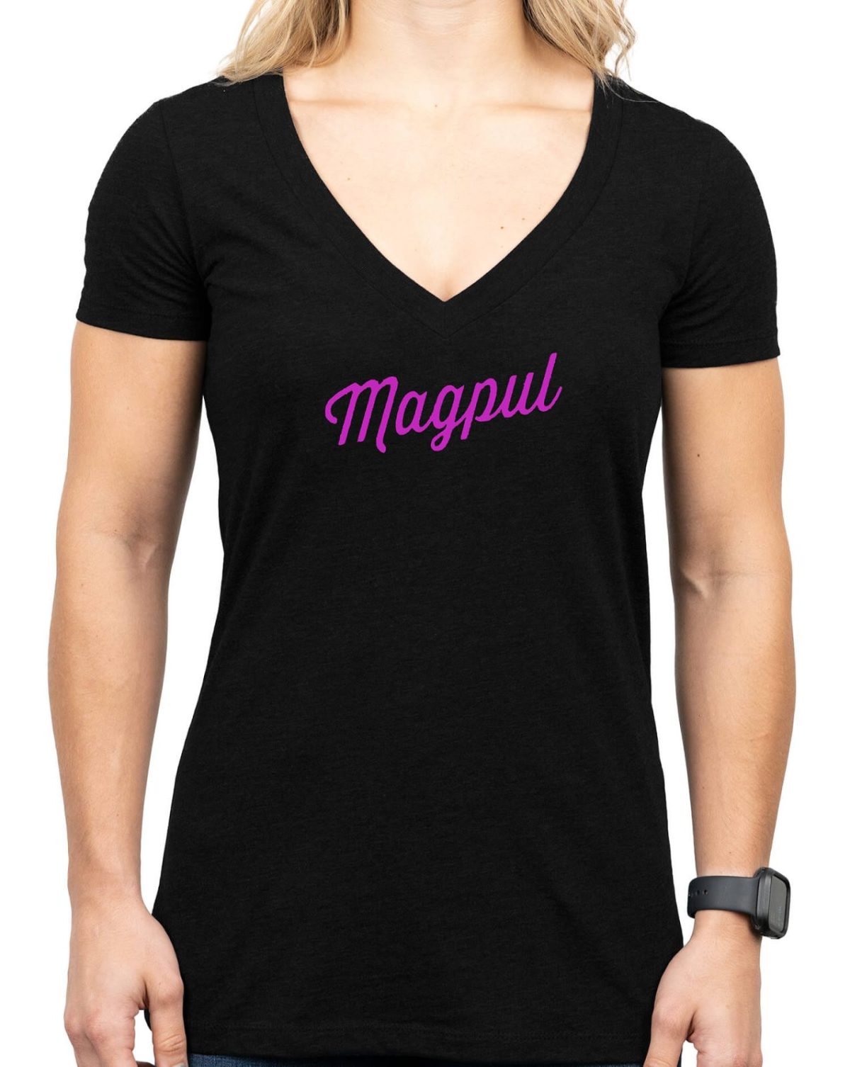 Magpul Mag1336-001-L Rover Script Women'S Black Cotton/Polyester Short Sleeve Large