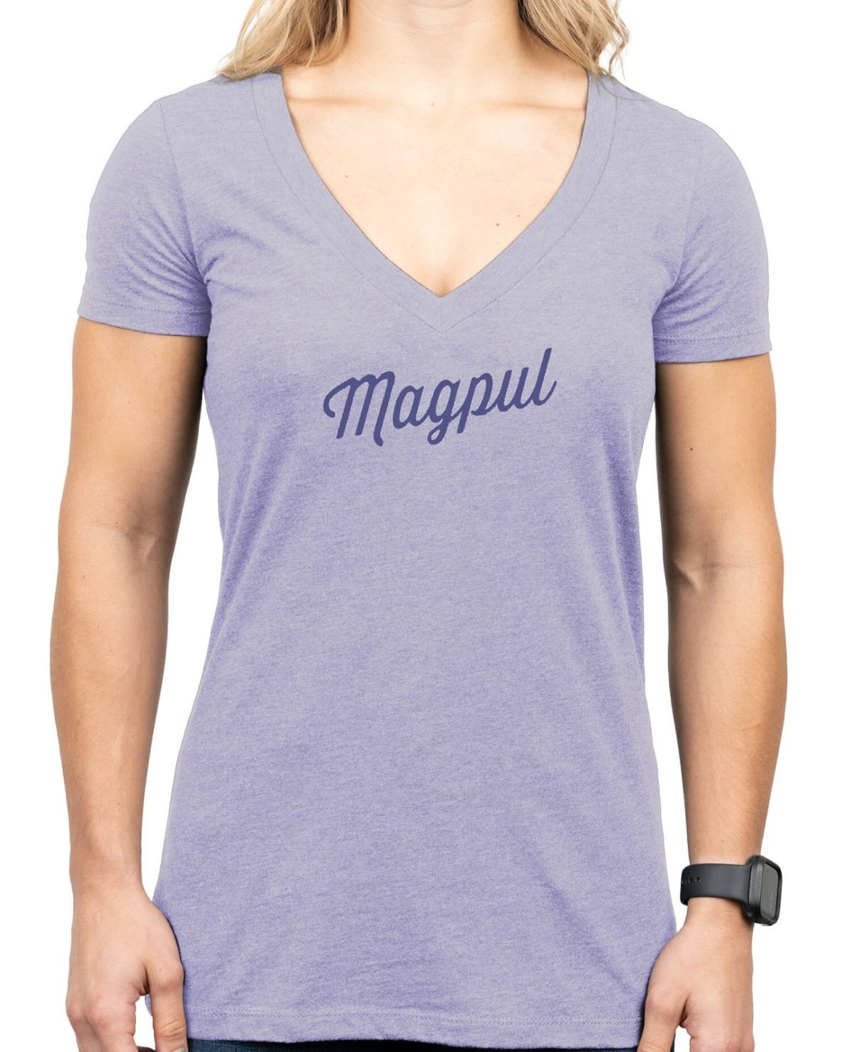 Magpul Mag1336-530-3X Rover Script Women'S Orchid Heather Cotton/Polyester Short Sleeve 3Xl