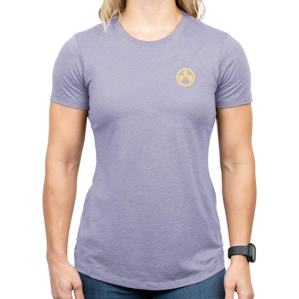 Magpul MAG1341-530-3X Prickly Pear Women's Orchid Heather Cotton/Polyester Short Sleeve 3XL