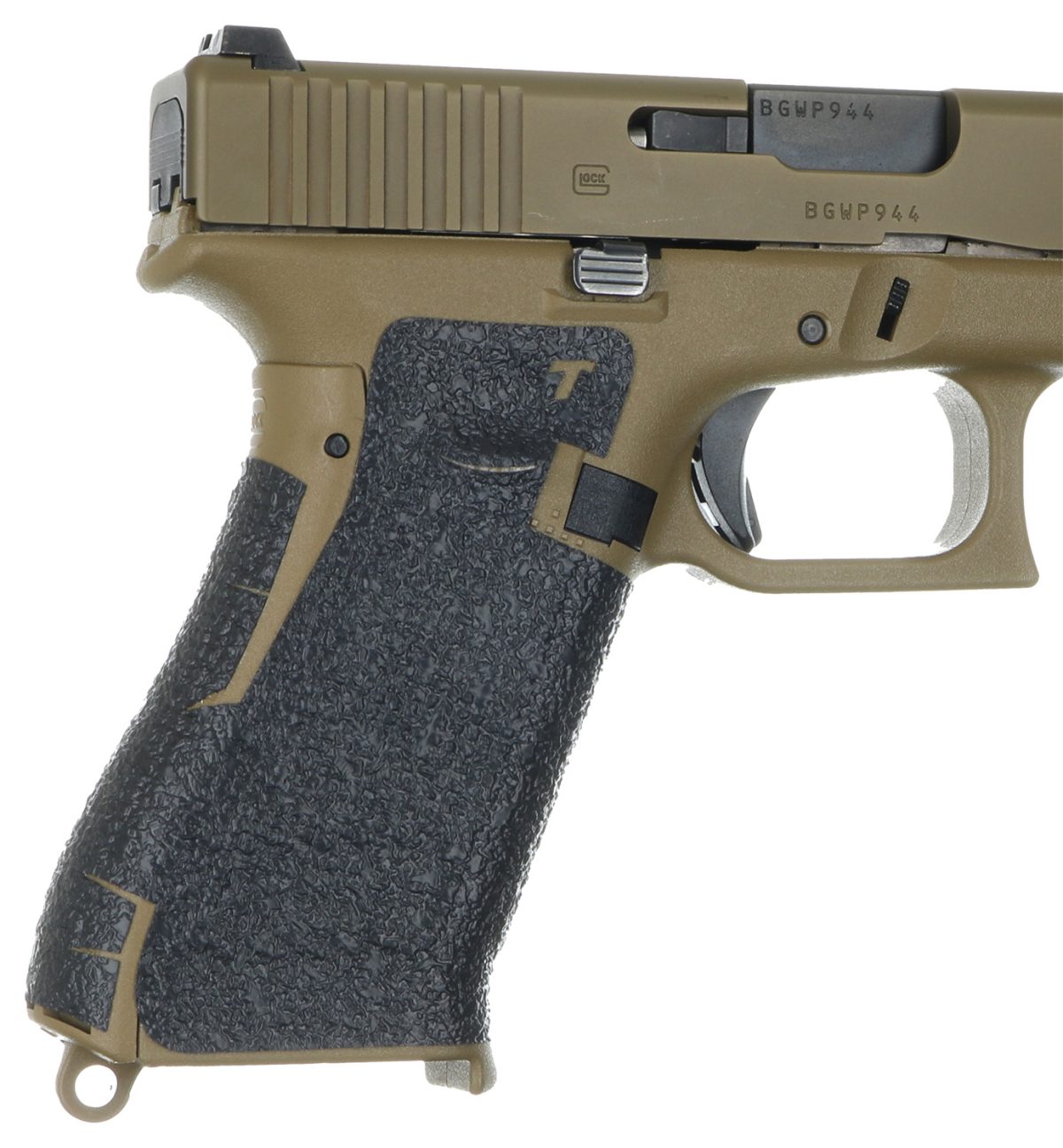 Talon Grips Ev01R Adhesive Grip  Textured Black Rubber, Fits Full-Size Glock Gen 5