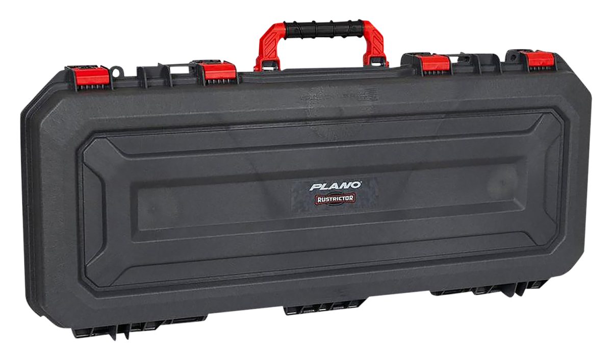 Plano Pla11836R All Weather 2 W/ Rustrictor Technology 36&Quot; Gray W/ Red Accents Dri-Loc Seal &Amp; Lockable Latches