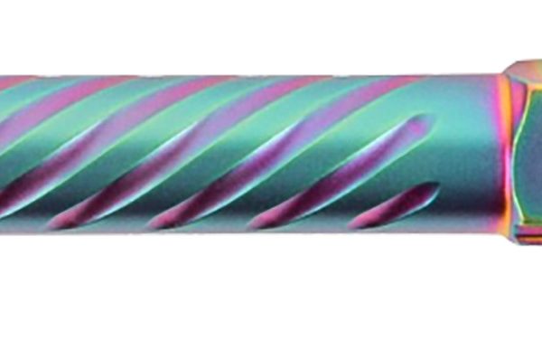 Ballistic Advantage BAPSG175T3W Premium Series  Threaded/Spiral Fluted, 9mm Luger, Iridescent PVD, Fits Glock 17 Gen 5