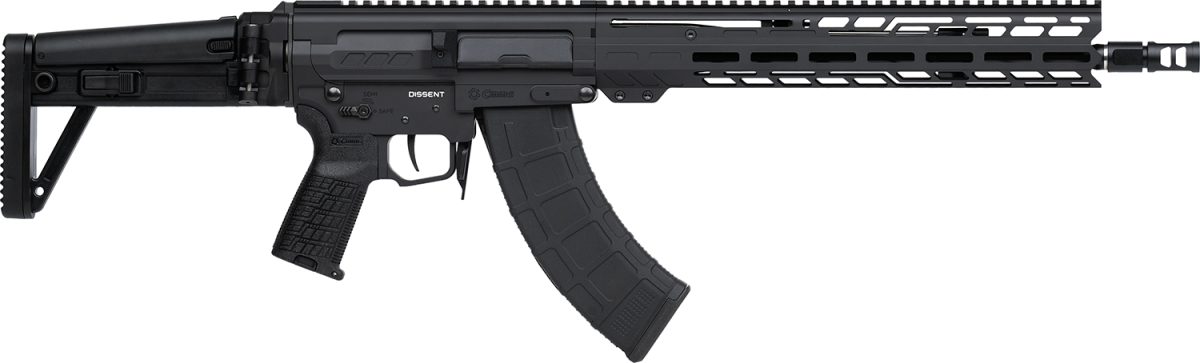 Cmmg 86A7F0Bab Dissent Mk47 7.62X39Mm 30+1 (2) 14.30&Quot; P&Amp;W, Black Armor, Side Charging Handle Rec, 13.50&Quot; M-Lok Handguard, Side Folding Stock, Zeroed Grip, Svd Brake, 60/90 Ambi Safety, Adj. Gas Block