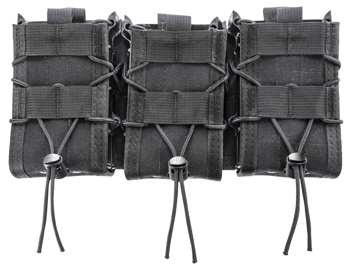 High Speed Gear 45Dd00Bk Taco Double Decker Shingle Black Nylong, Triple Shingle (3 Rifle/3 Pistol Mags), Fits Molle