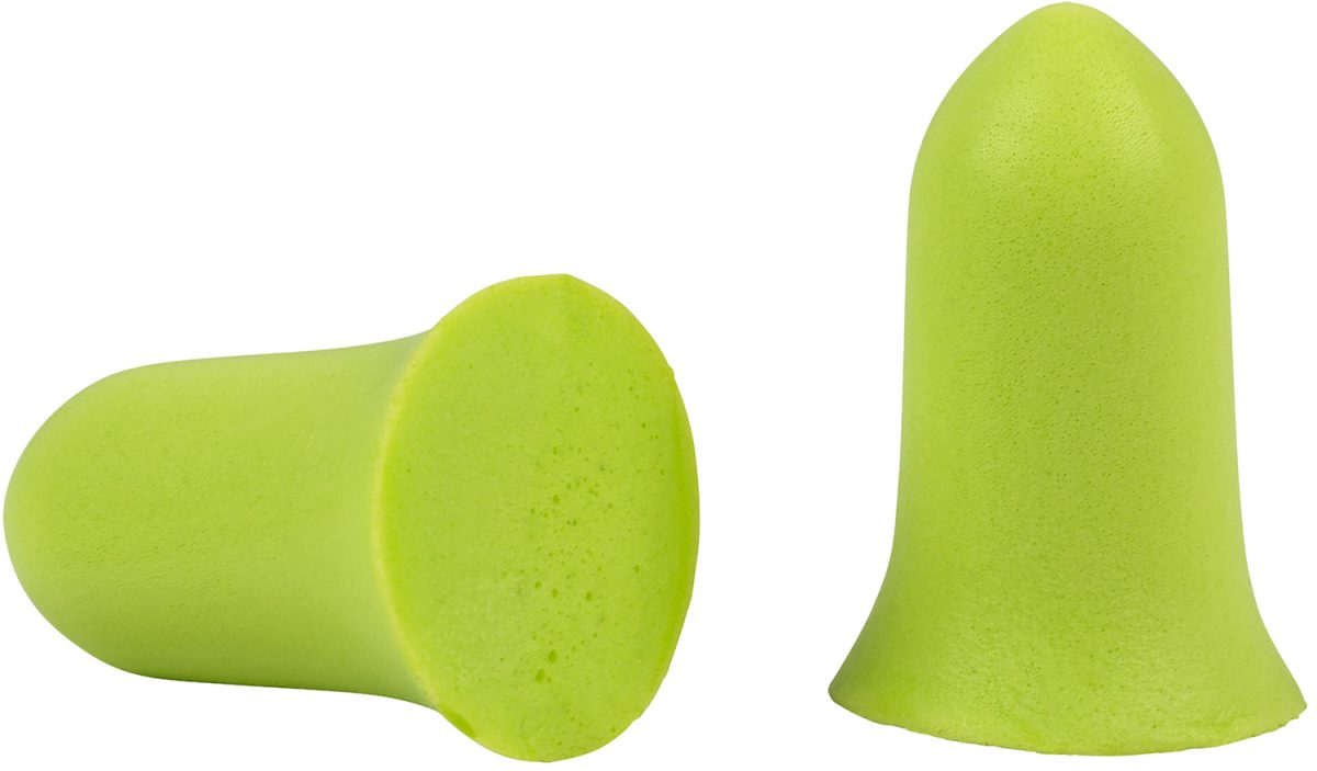Allen 4128 Tapered Foam Ear Plugs 32 Db Lime Green 50 Pair
