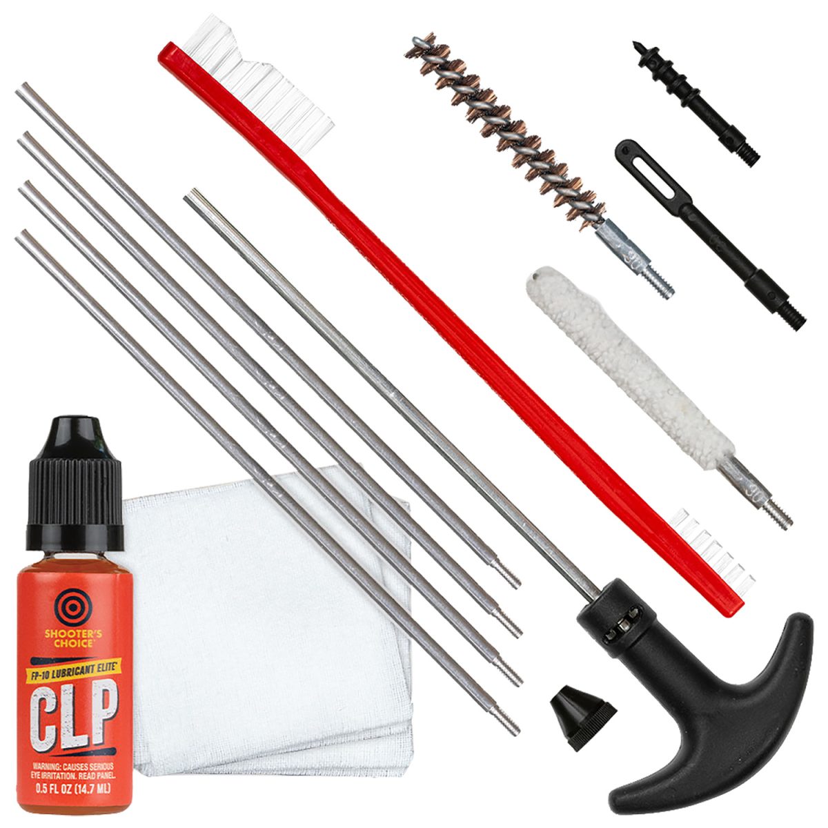 Shooters Choice Shfsrk30 Gun Rod Cleaning Kit Rifle .30 Caliber
