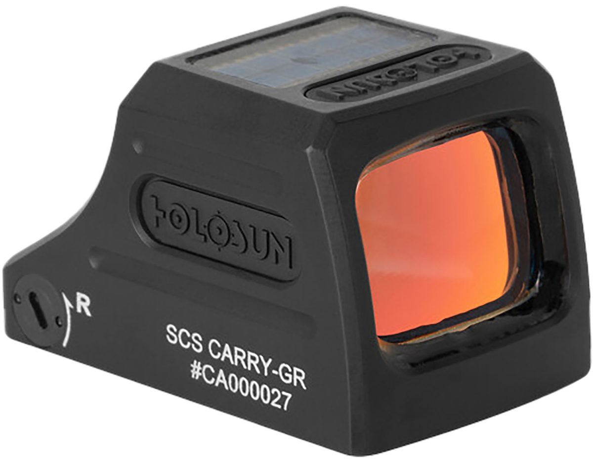 Holosun Scscarrygr Scs Carry Black Anodized 1 X 0.58&Quot; X 0.77&Quot; 2 Moa Green Dot/32 Moa Circle Multi Reticle