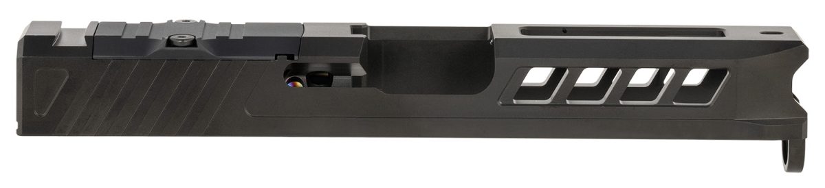 True Precision Inc Tpg19Sbcrmr Axiom Optic Cut Slide Fits Glock 19 Gen1-3 Black Dlc Anodized 416R Stainless Steel