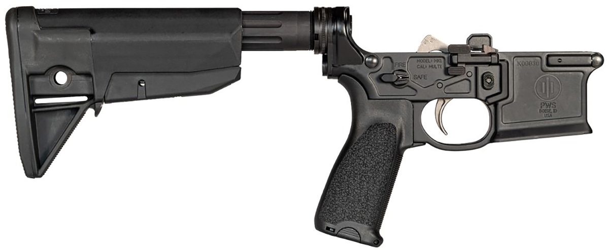 Primary Weapons Mk1-M2-Lwr-Cr Mk1 Mod 2-M Lower 7075-T6 Aluminum Black Anodized