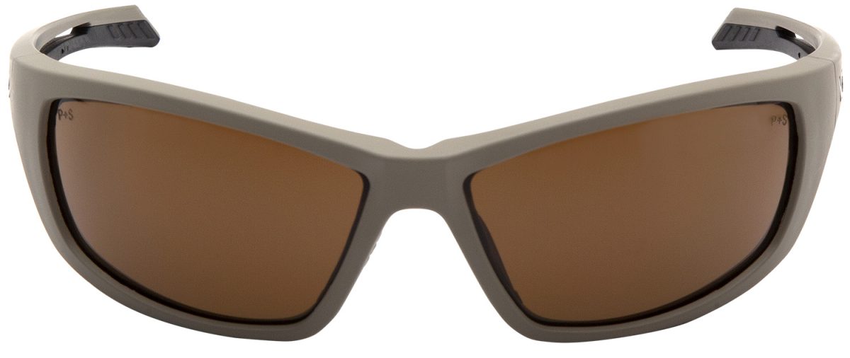 Pyramex Vgst1318T Howitzer Glasses Bronze Lens Anti-Fog Tan Frame
