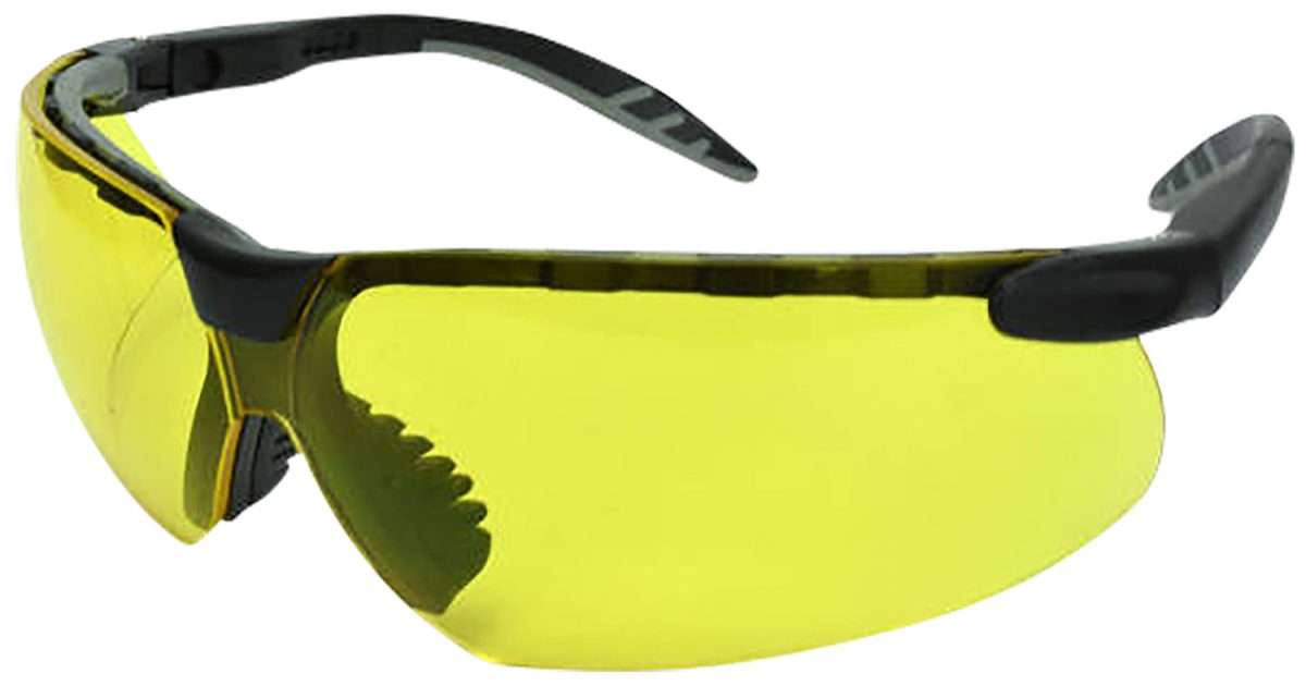 Radians Csb10541Cs Ballistic Glasses Amber Lens Black Frame