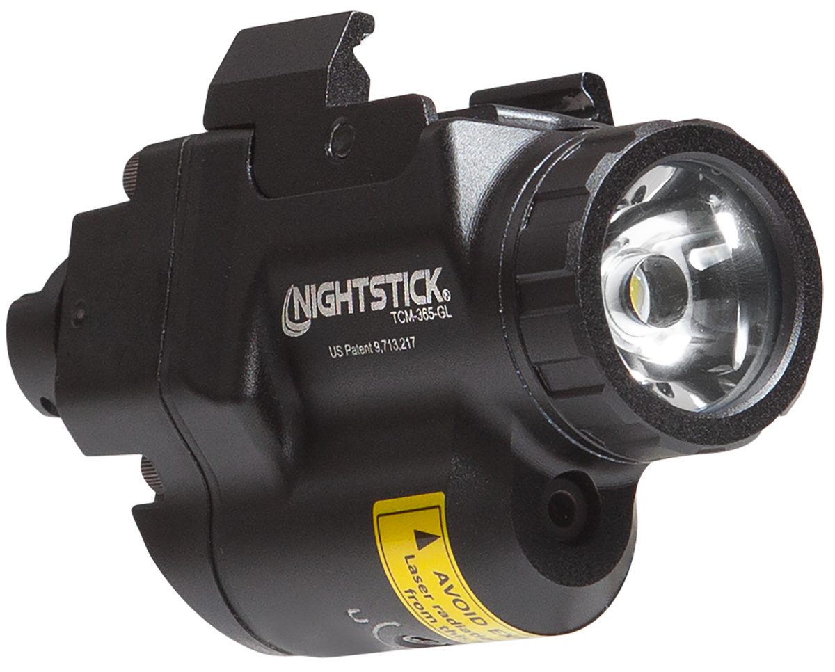 Nightstick Tcm365Gl Subcompact Weapon Light With Green Laser  Black Anodized 650 Lumens White Led Sig Sauer P365