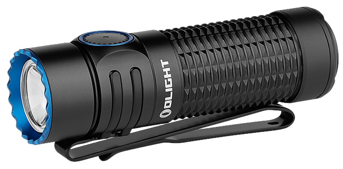 Olightstore Usa Inc Warriornanobk Warrior Nano  Black Anodized 15/60/400/600/1,200 Lumens White Led