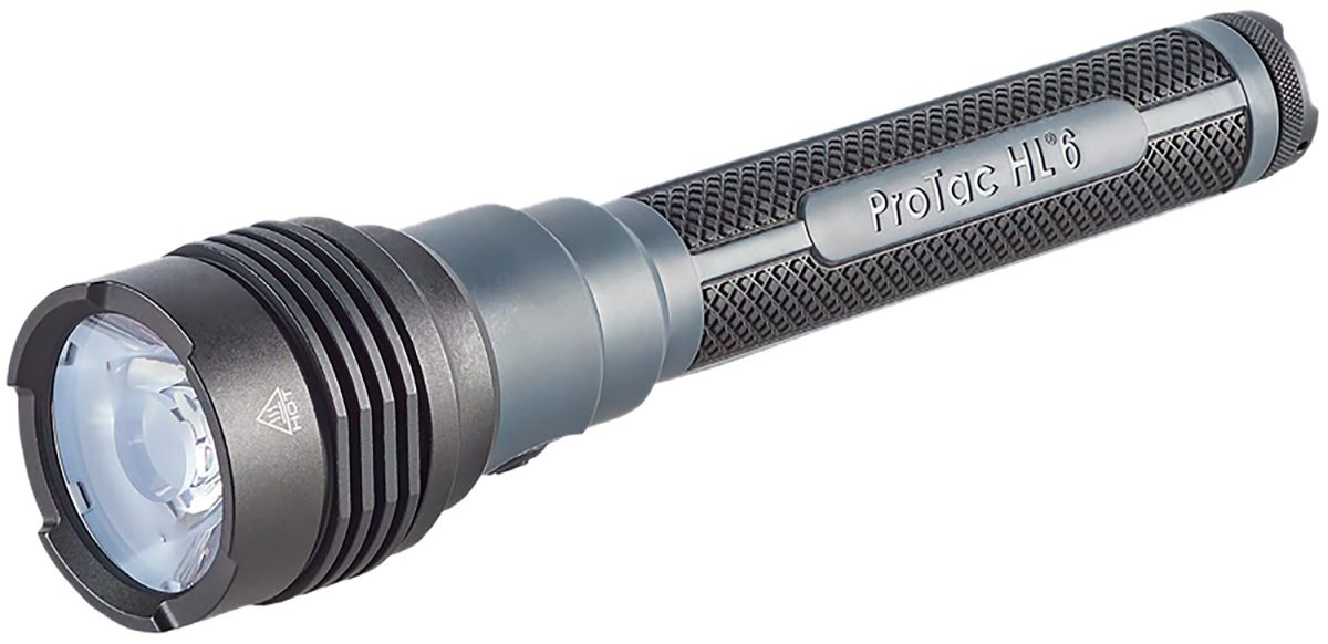Streamlight 88131 Protac Hl 6 Flashlight  Black Anodized 450/1,500/5,300 Lumens White Led